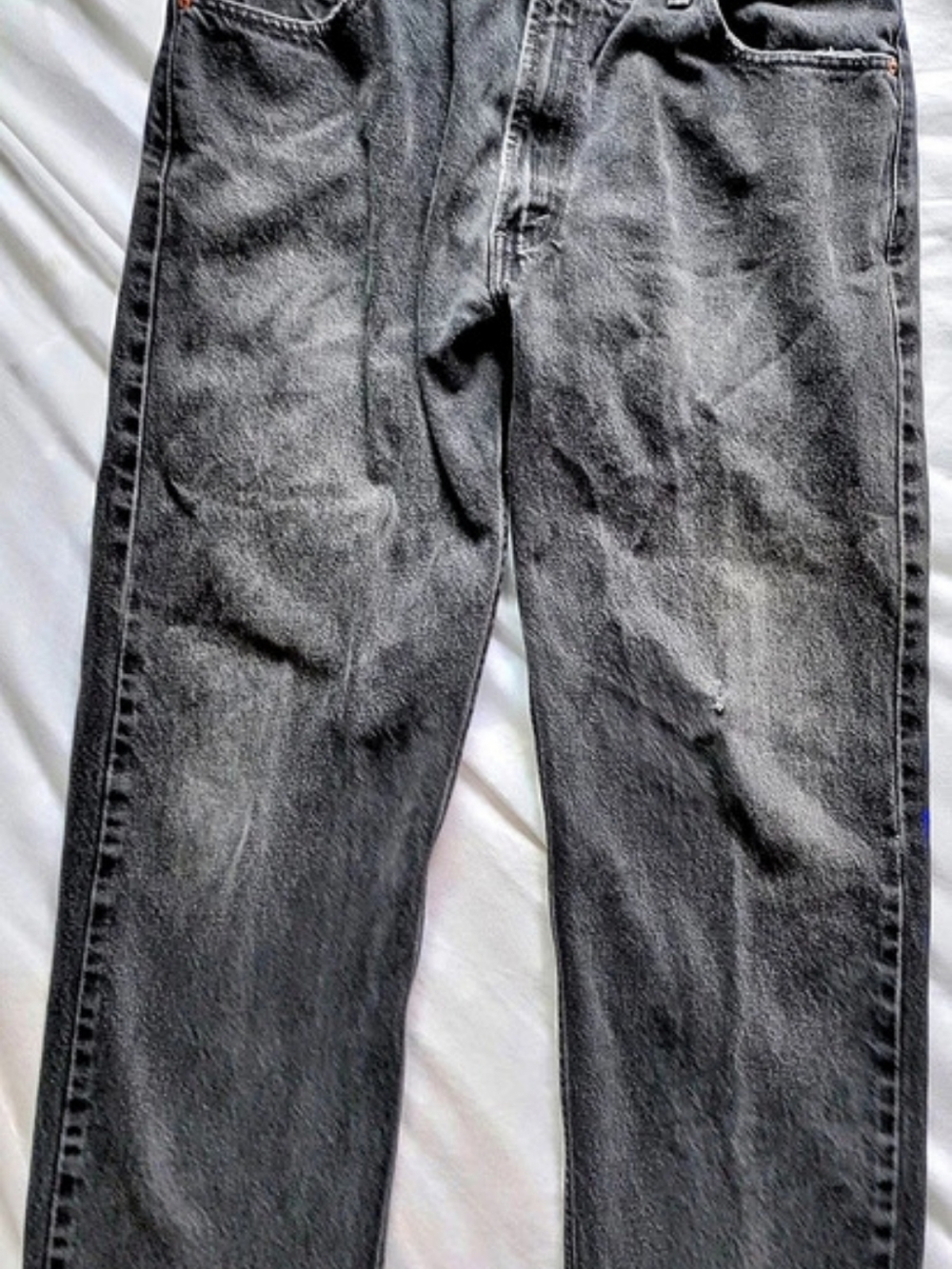 Levi's 569 Loose Straight Gray Straight Leg Jeans Waist 28